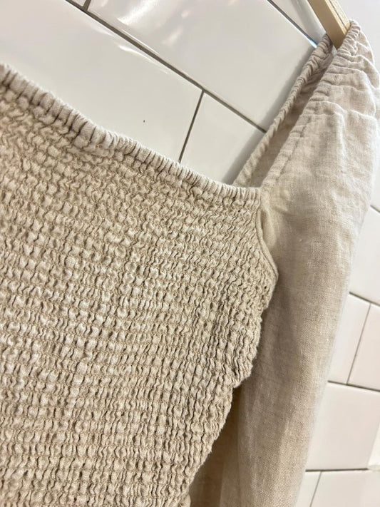 wilfred tempest linen mini dress - good market thrift store