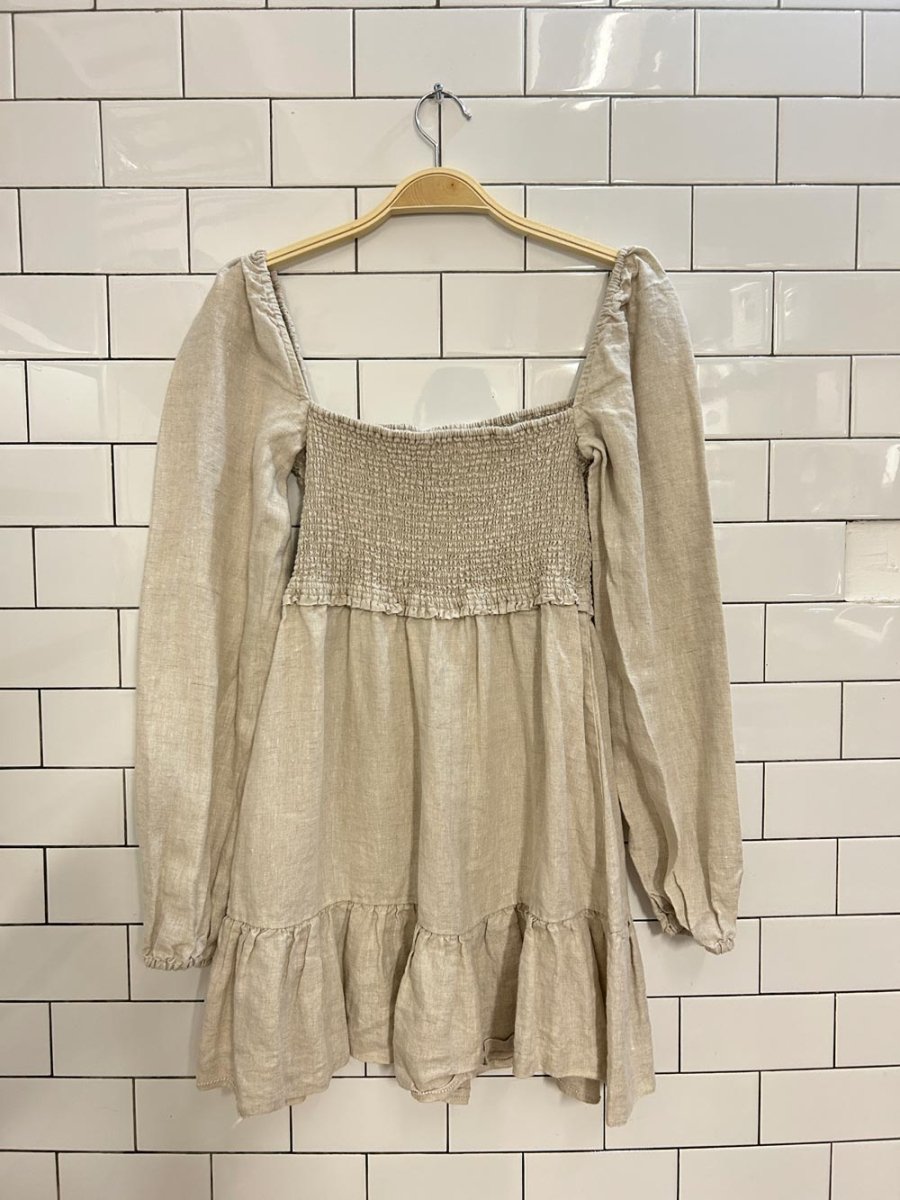 wilfred tempest linen mini dress - good market thrift store