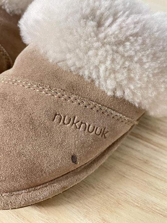nuknuuk joy sheepskin slippers - good market thrift store