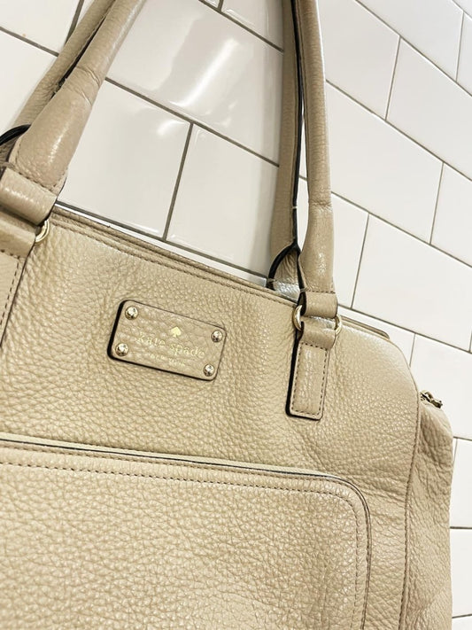 kate spade baxter street pebbled leather bag - good market thrift store