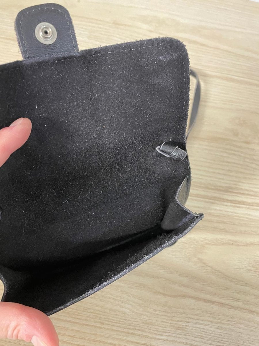 rustic leather crossbody bag - good market thrift store