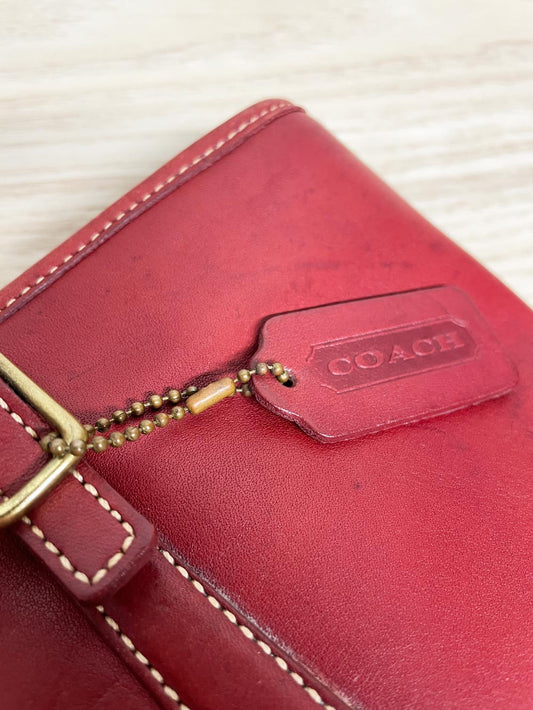 vintage 90s coach legacy leather shoulder bag | A1D-9813