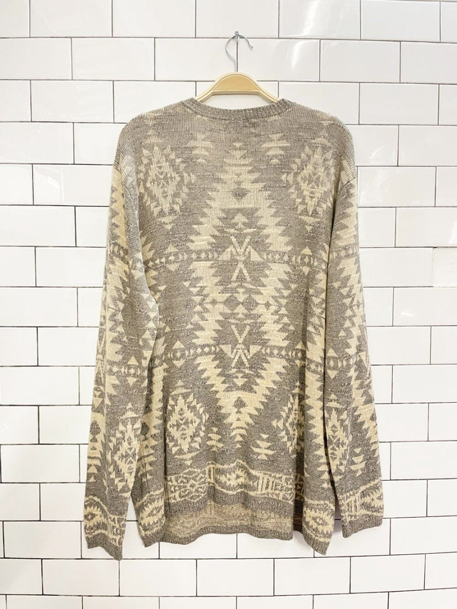 denim & supply RL southwestern knit sweater | ralph lauren - good market thrift store