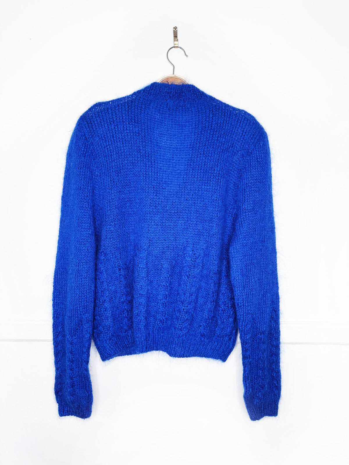 vintage OBR mohair-wool knit cardigan