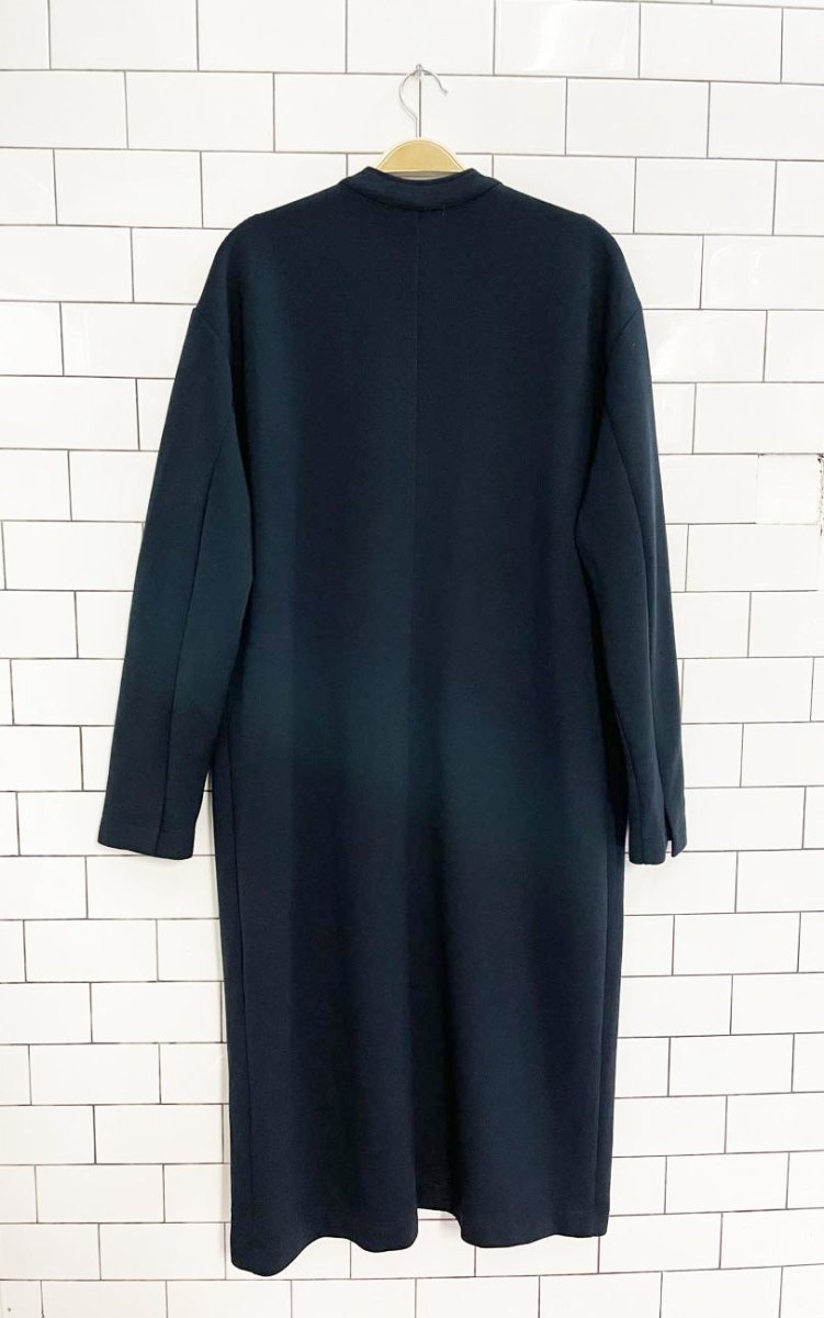 moussy minimal longline sweatshirt cardigan jacket - good market thrift store