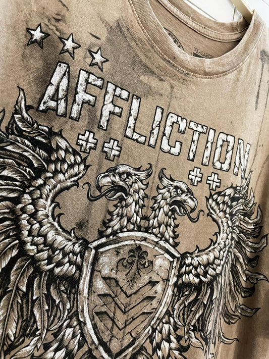 y2k affliction eagle shield tee - good market thrift store