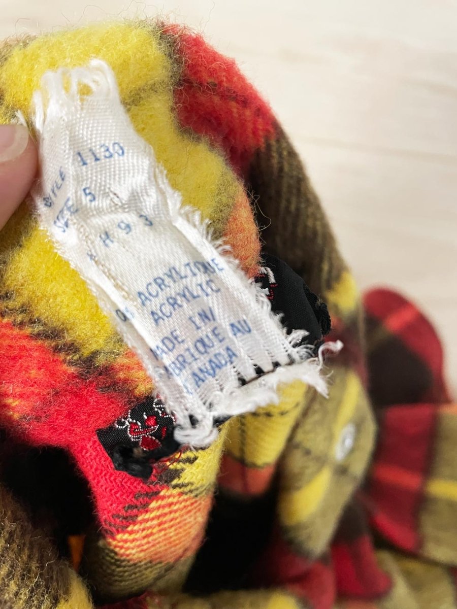 vintage 70s teachers pet fuzzy plaid shirt jacket - good market thrift store