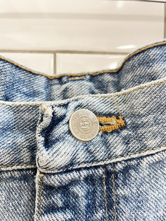 vintage wrangler long denim shorts - good market thrift store