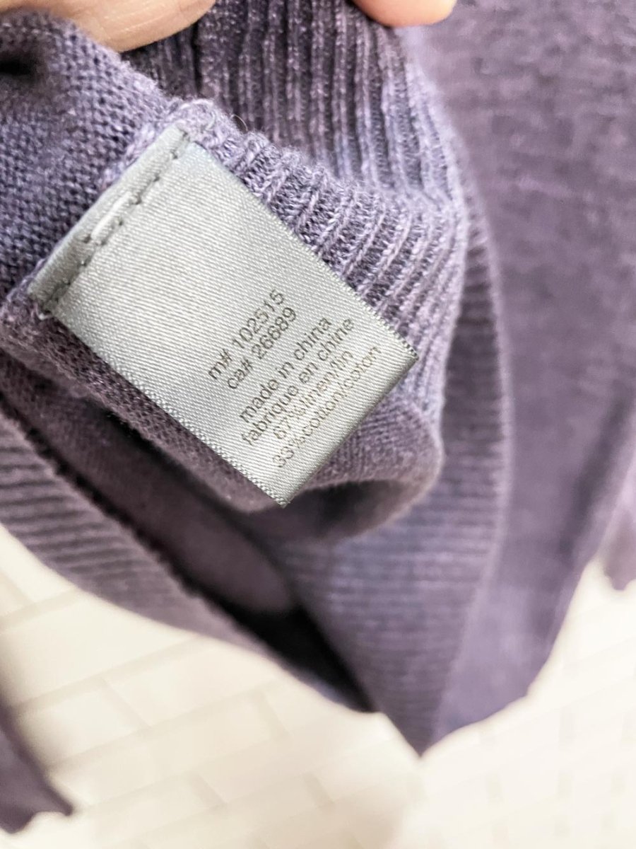 john varvatos linen - blend light knit sweater - good market thrift store