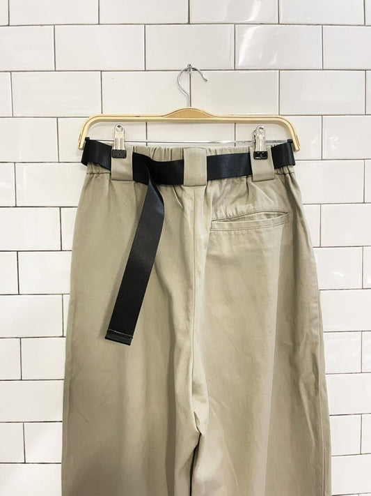 tna belted utility jogger twill pant - good market thrift store