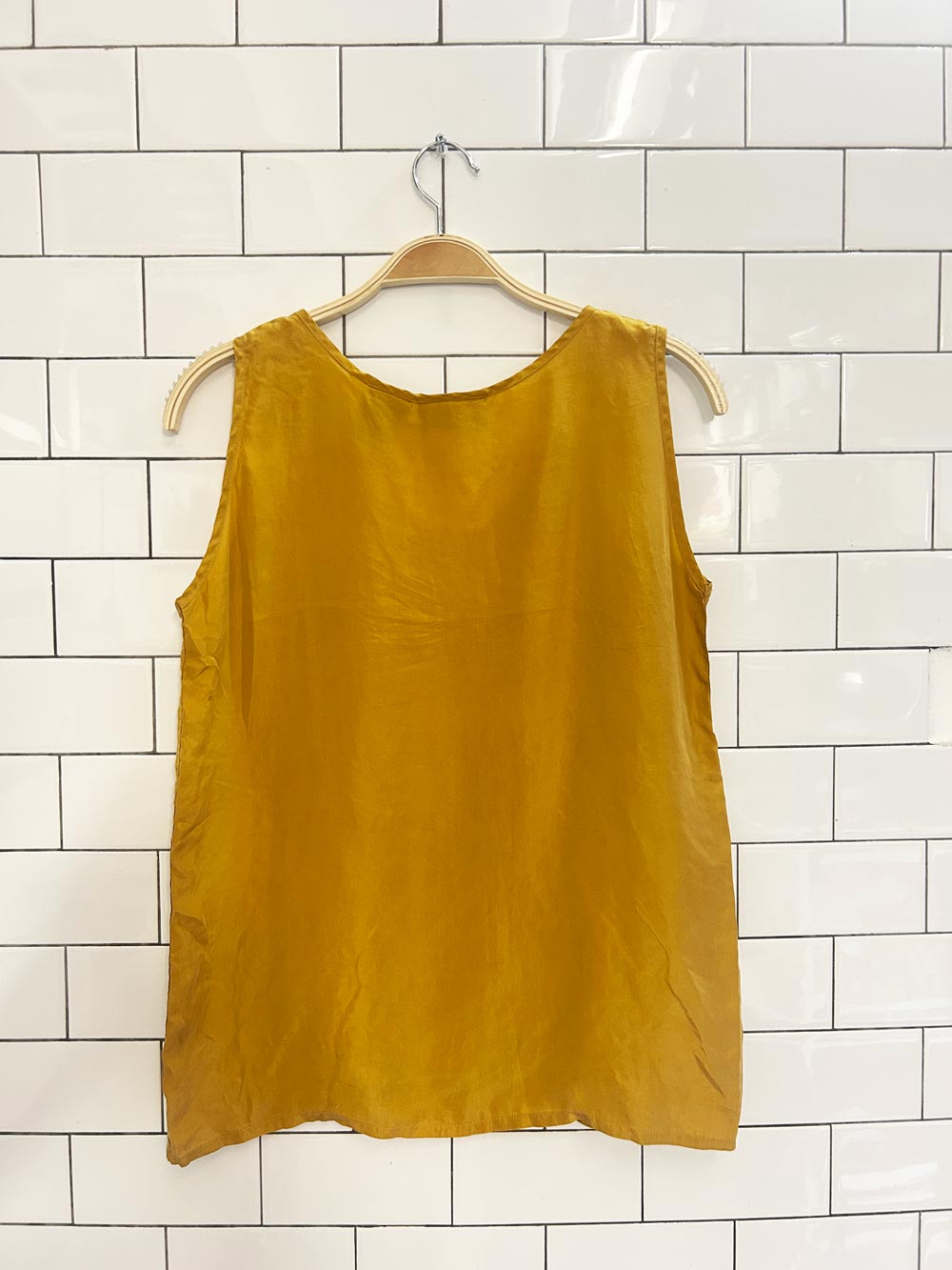vintage daniel hetcher silk tank - good market thrift store