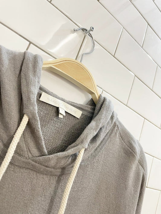 naked cashmere cashmere - cotton blend hoodie - good market thrift store