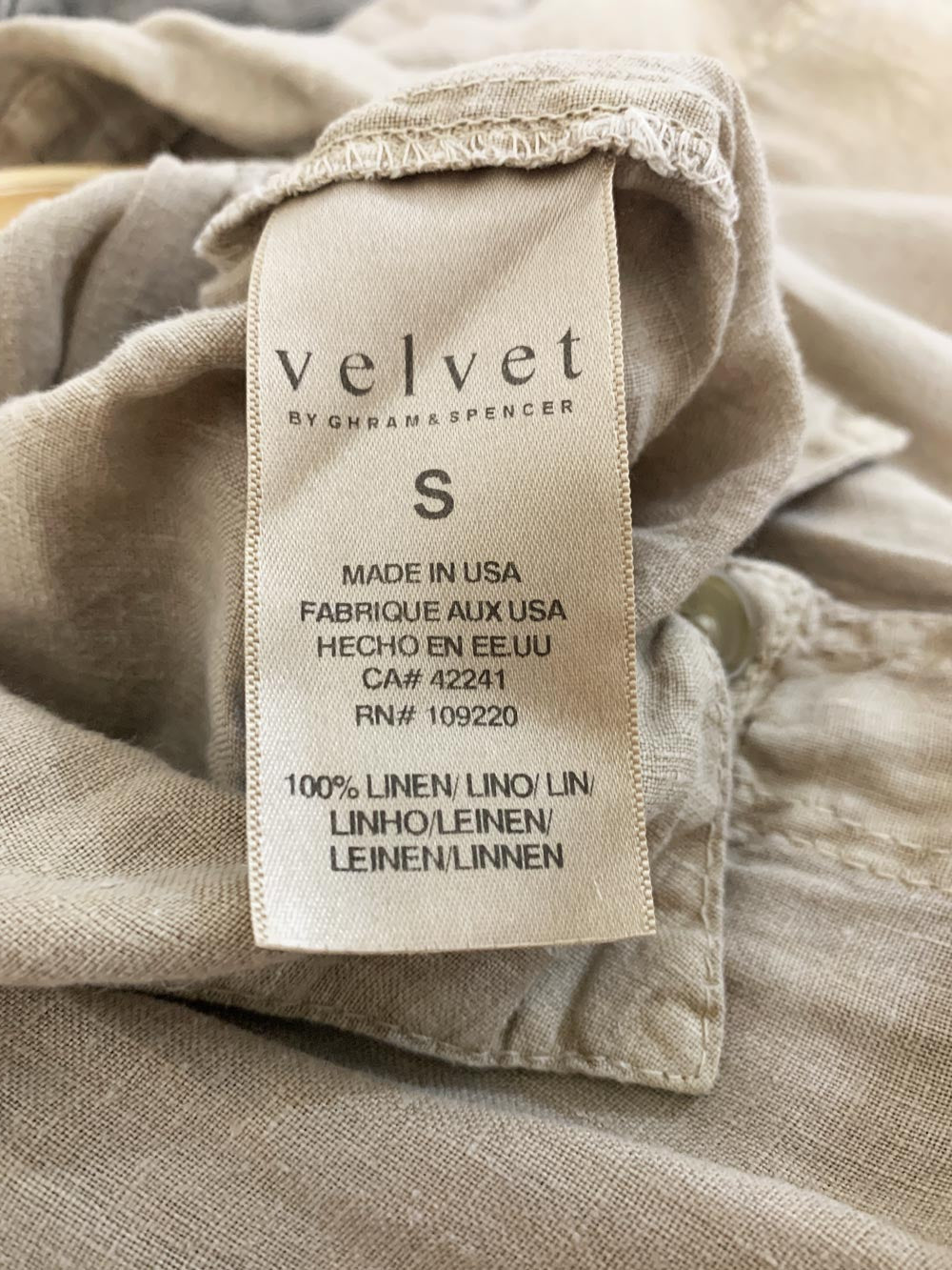 velvet graham & spencer 100% linen clare utility romper | made in usa | anthropologie