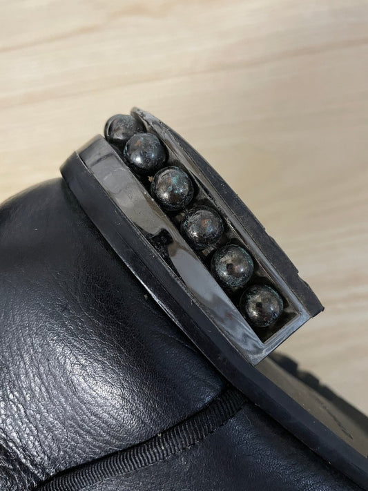 karl lagerfeld safia leather ankle boots - good market thrift store