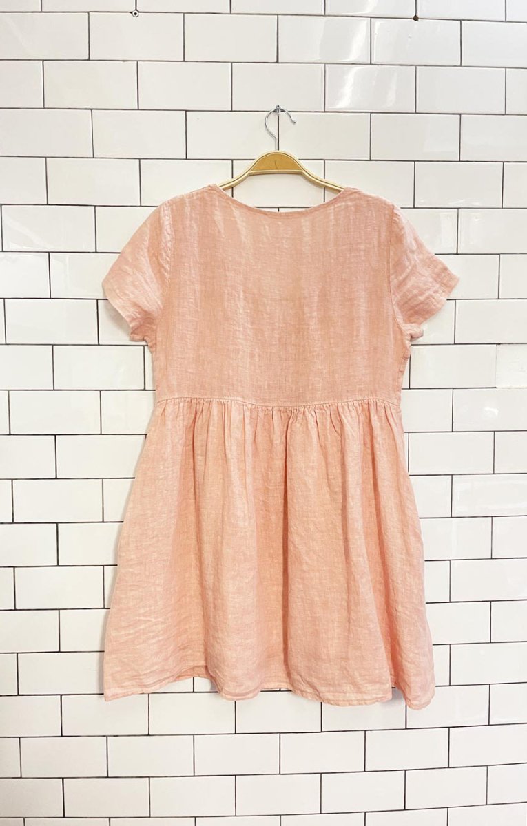 jillian harris x priv hamptons 100% linen dress - good market thrift store