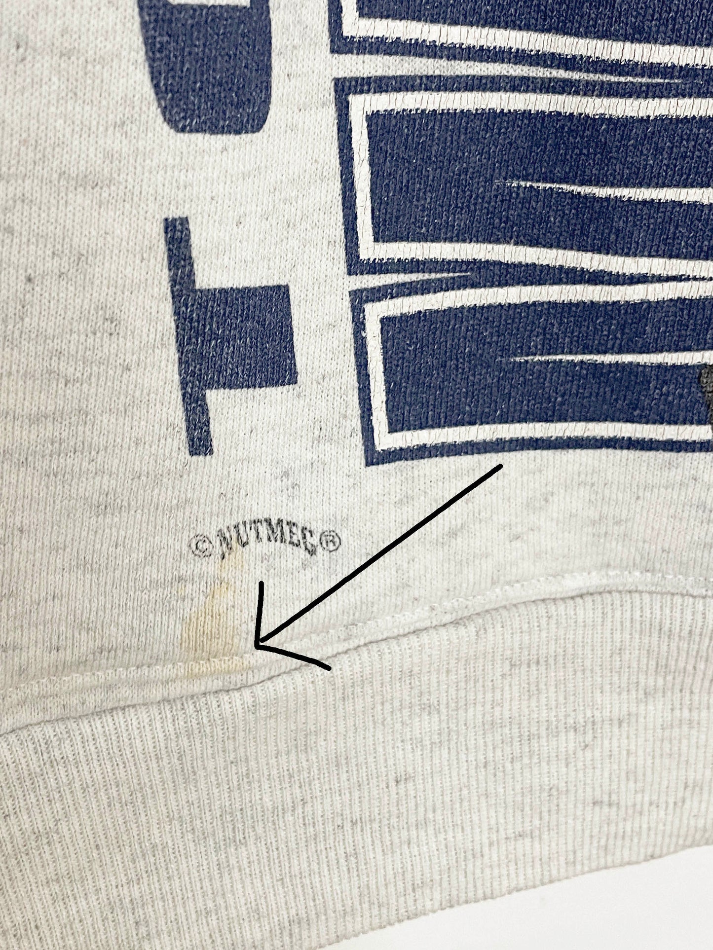 vintage 90s toronto maple leafs CCM sweatshirt | nutmeg mills | made in Canada