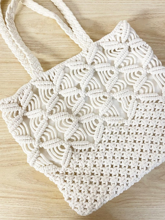 merona crochet shoulder tote - good market thrift store