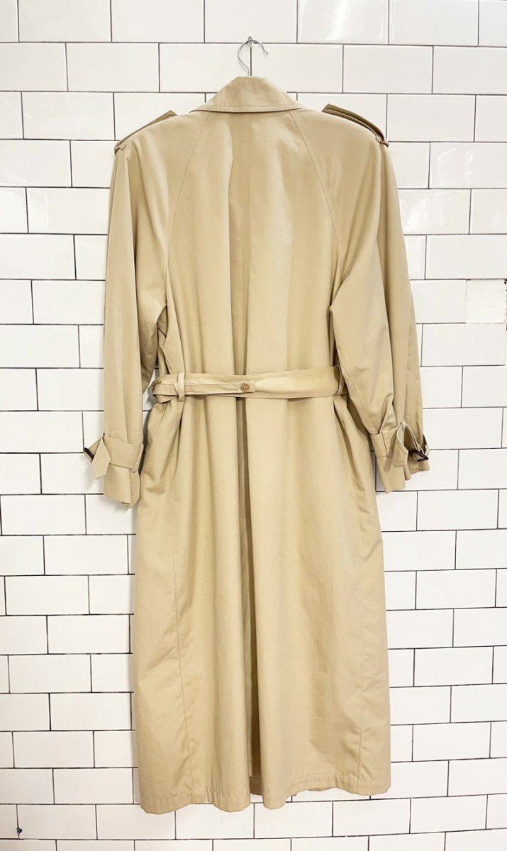 vintage etienne aigner classic trench coat - good market thrift store