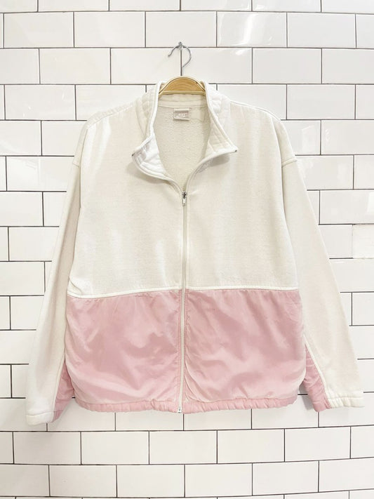 vintage 80s nike hidden block logo full zip sweatshirt - good market thrift store