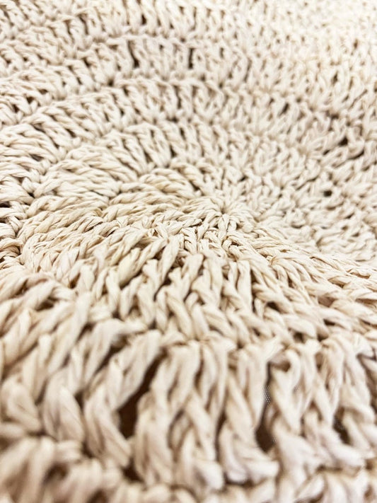 h&m large round straw tote bag - good market thrift store