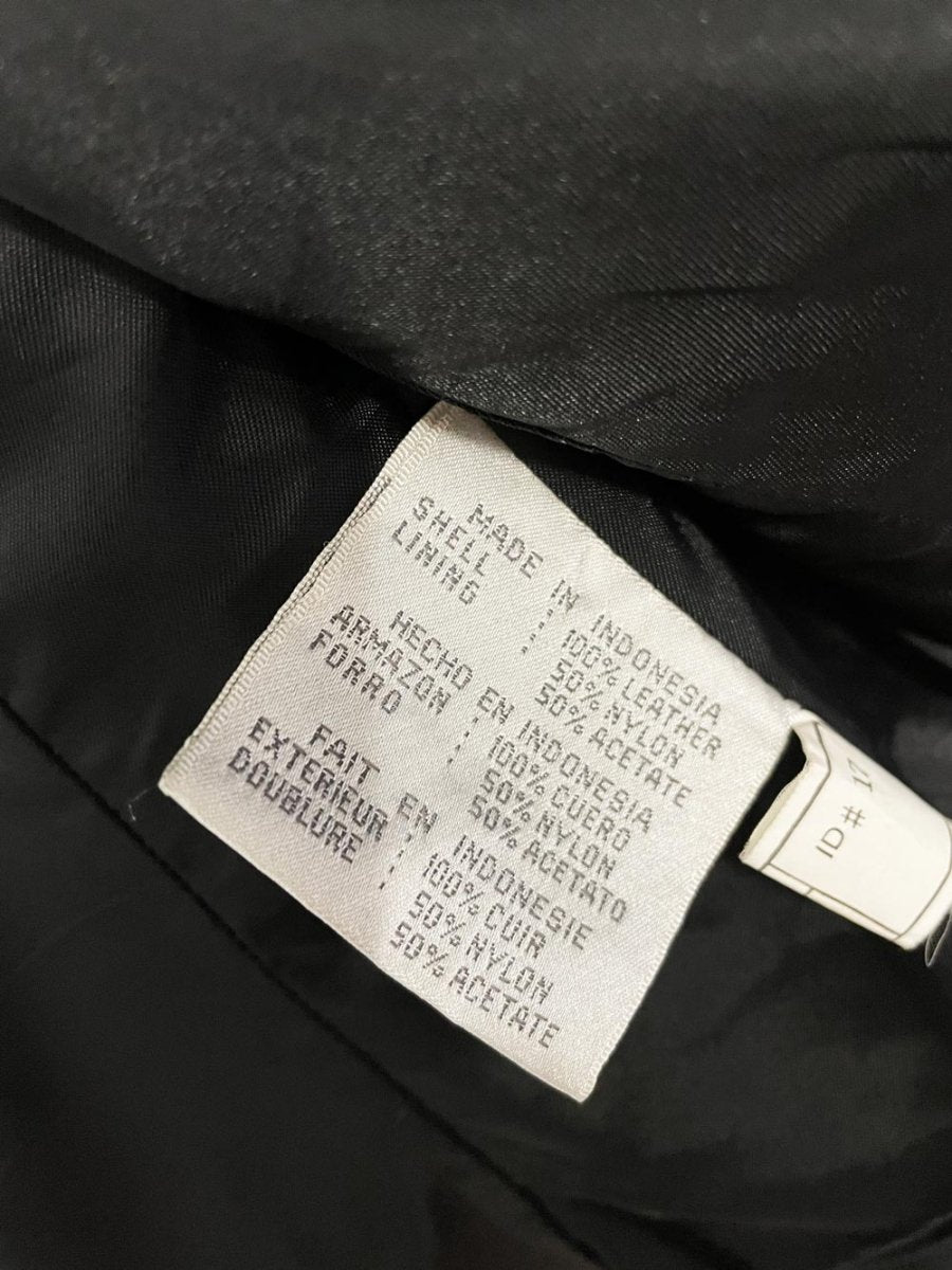 vintage 00s neiman marcus butter leather minimal zip vest - good market thrift store