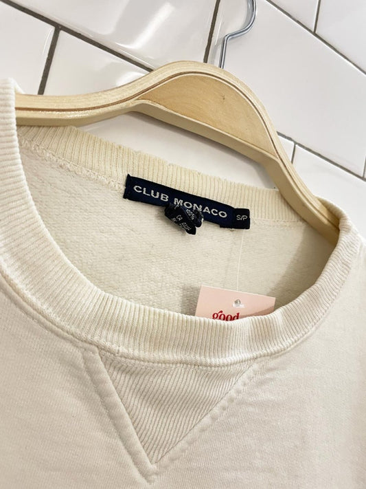 vintage 90s club monaco crest sweatshirt - good market thrift store