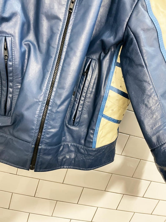 vintage bristol leather biker jacket - good market thrift store