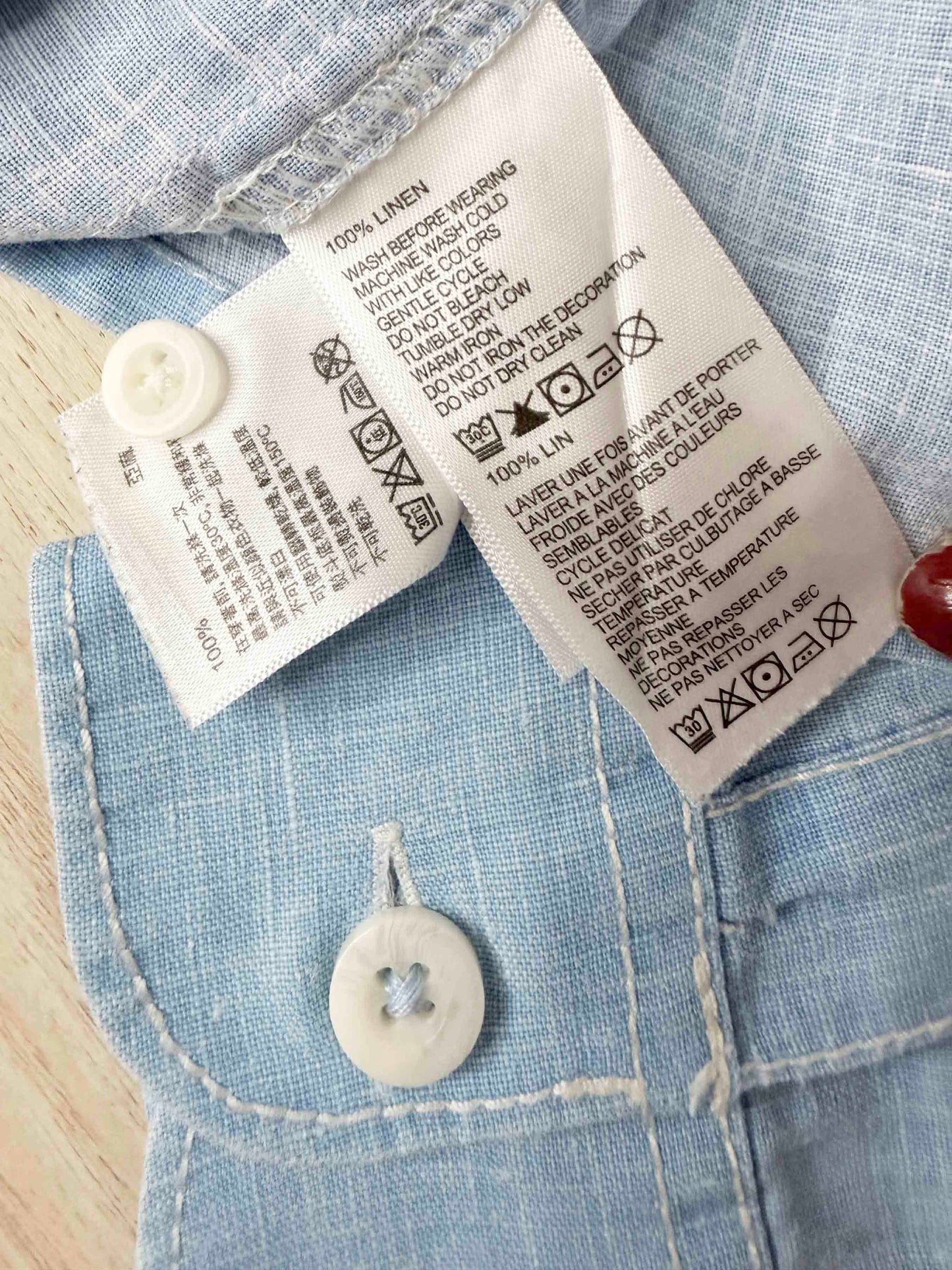 tommy bahama 100% linen salt washed full button shirt
