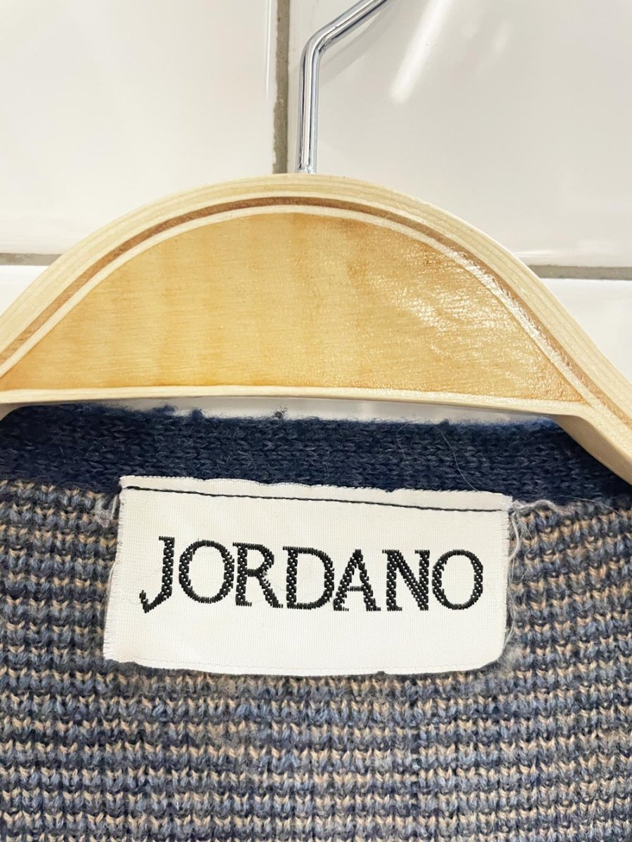 vintage 90s jordano southwestern knit vest - good market thrift store