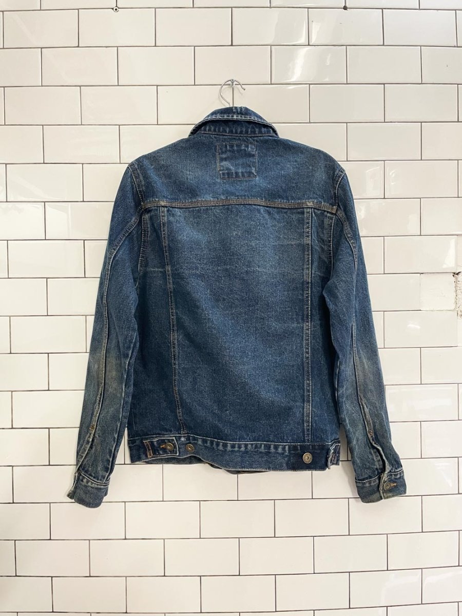 zara denim trucker jacket - good market thrift store