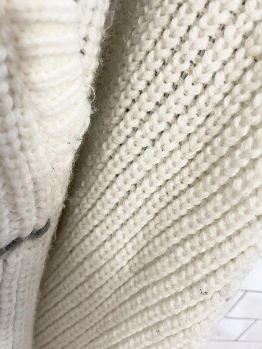 free people brook hooded knit poncho - good market thrift store