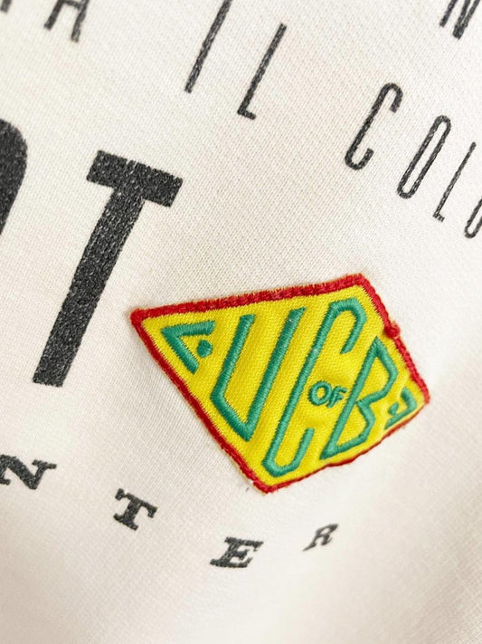vintage 90s ucob "a hot winter" graphic sweatshirt | united colors of benetton - good market thrift store
