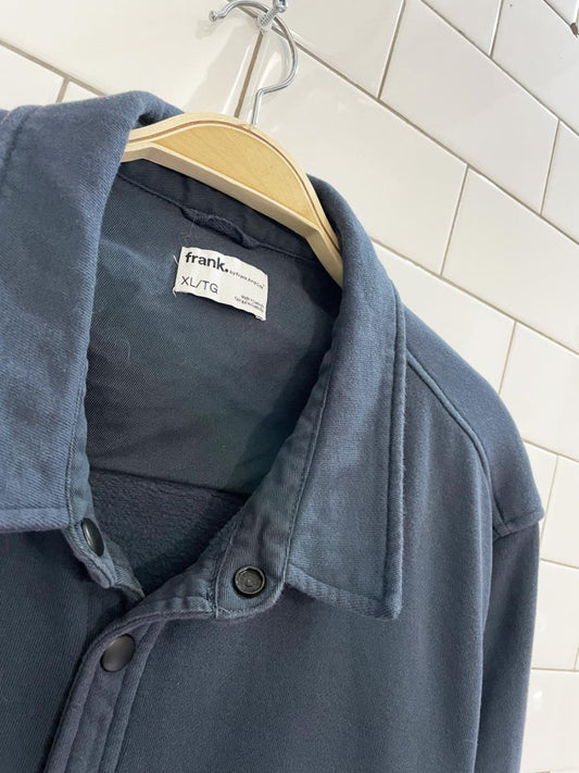 frank and oak sweatshirt shirt jacket - good market thrift store