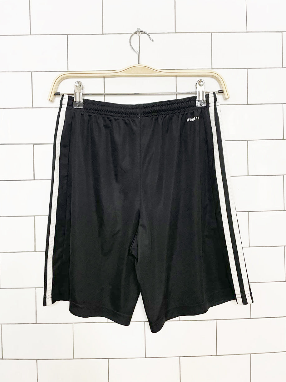 adidas three stripes sporty prep athletic shorts