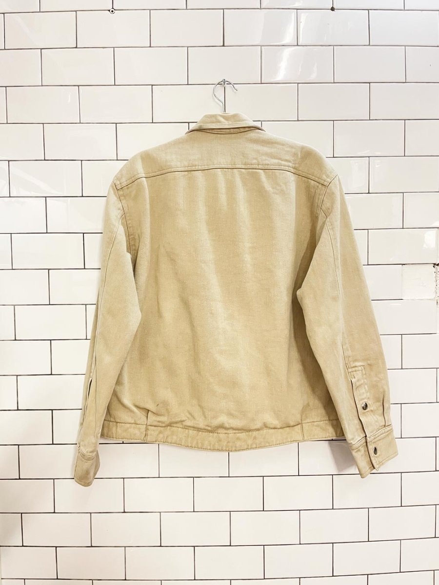 vintage handmade by audrey twill chore jacket - good market thrift store