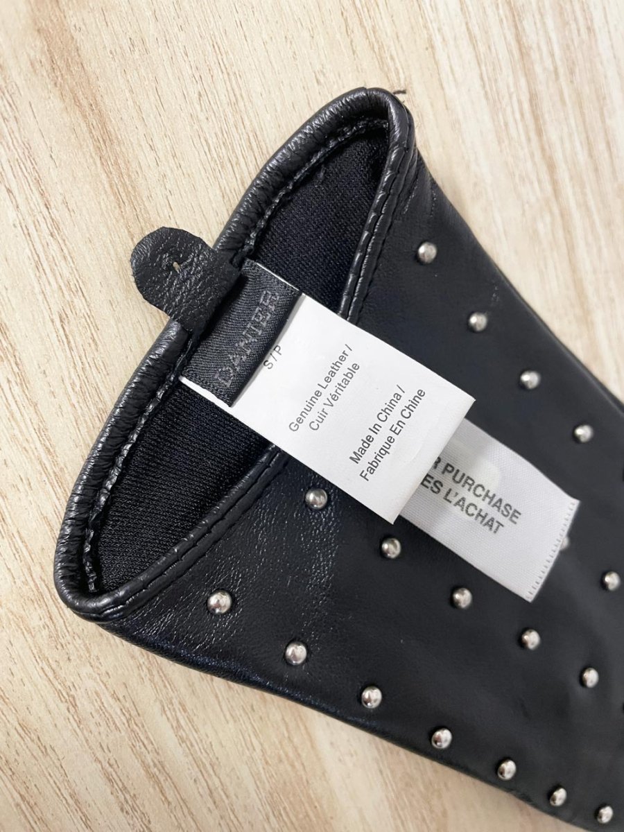 danier lambskin studded leather gloves - good market thrift store