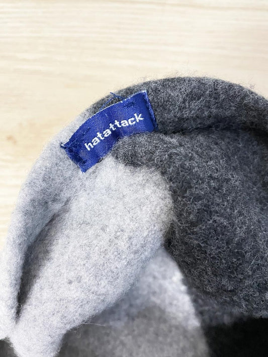 hat attack two - tone wool beret - good market thrift store