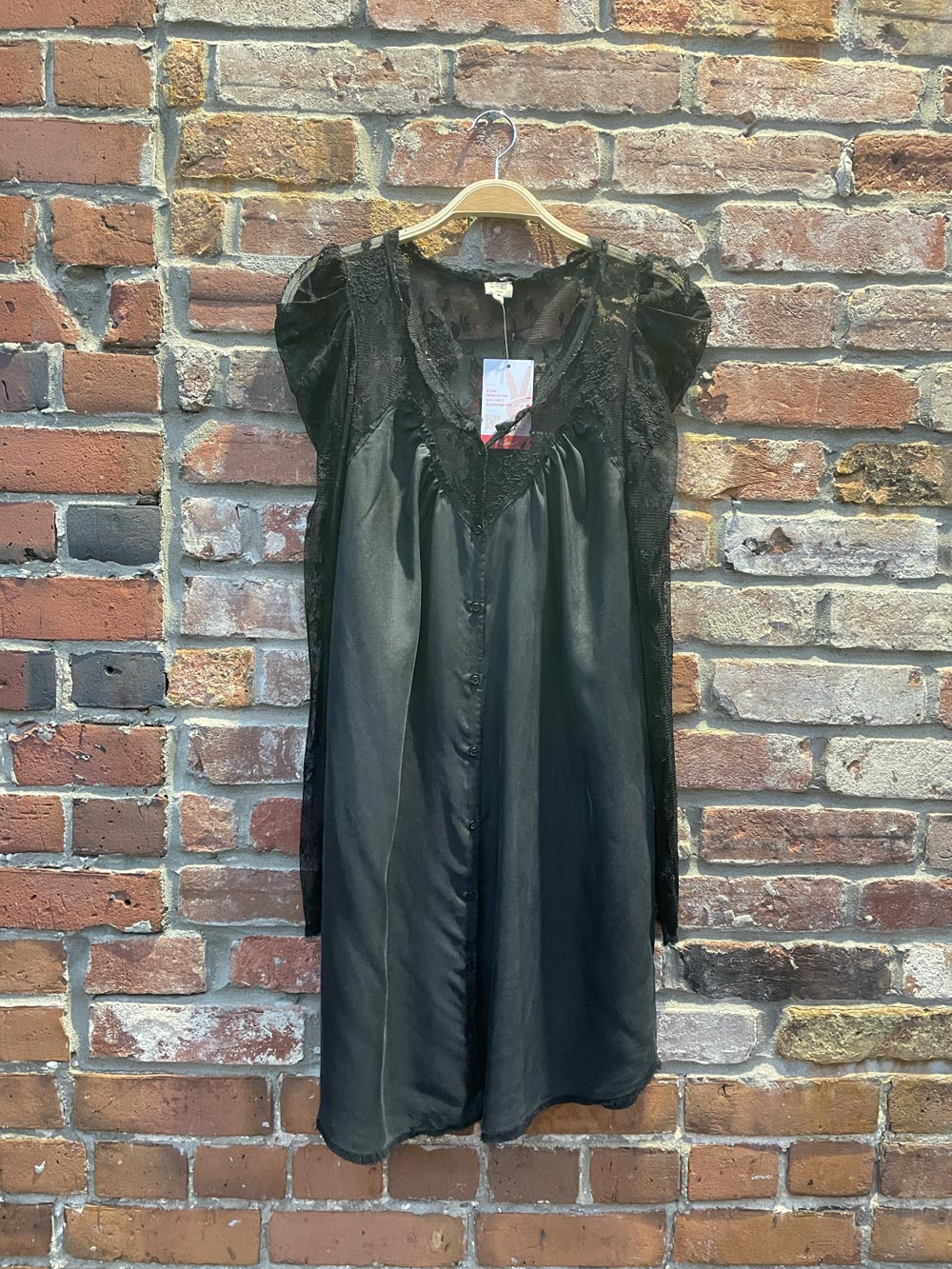 wilfred silk dress with lace puff sleeve good market thrift store wilfred silk dress with lace puff sleeve good market thrift store