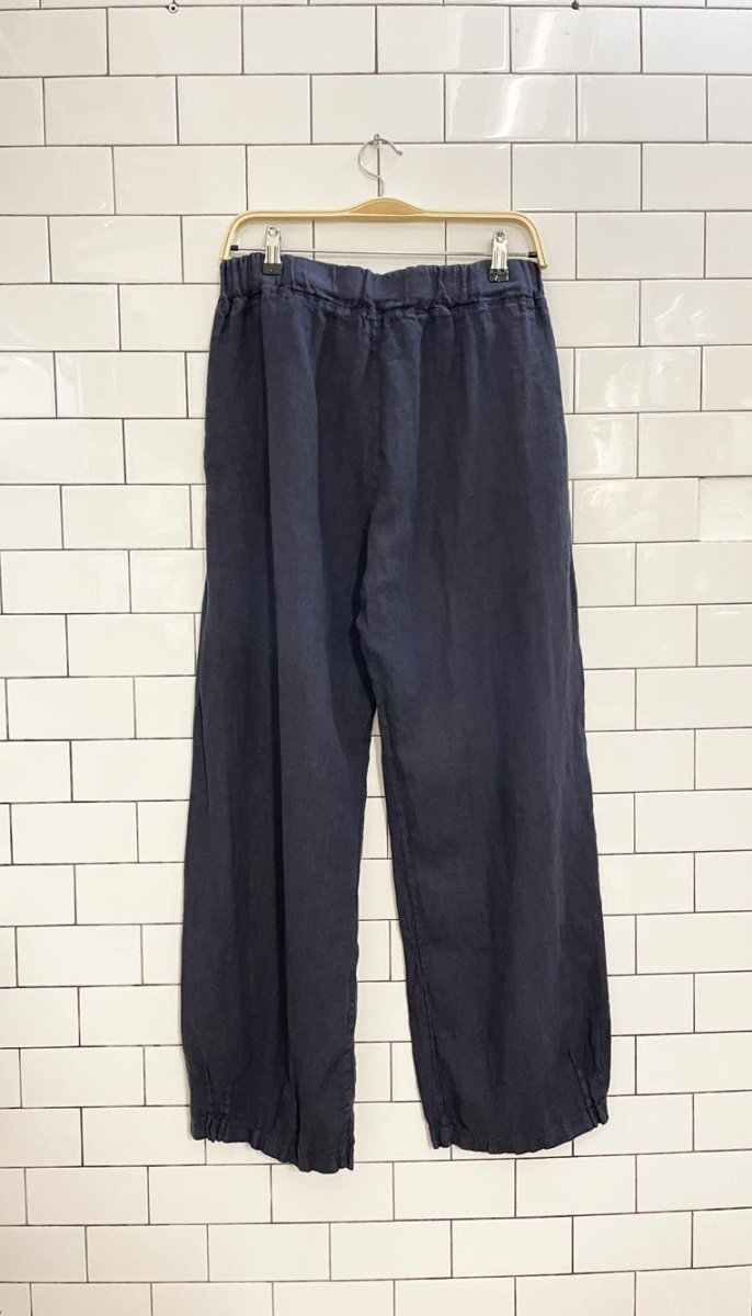 spanner 100% linen balloon leg pants - good market thrift store