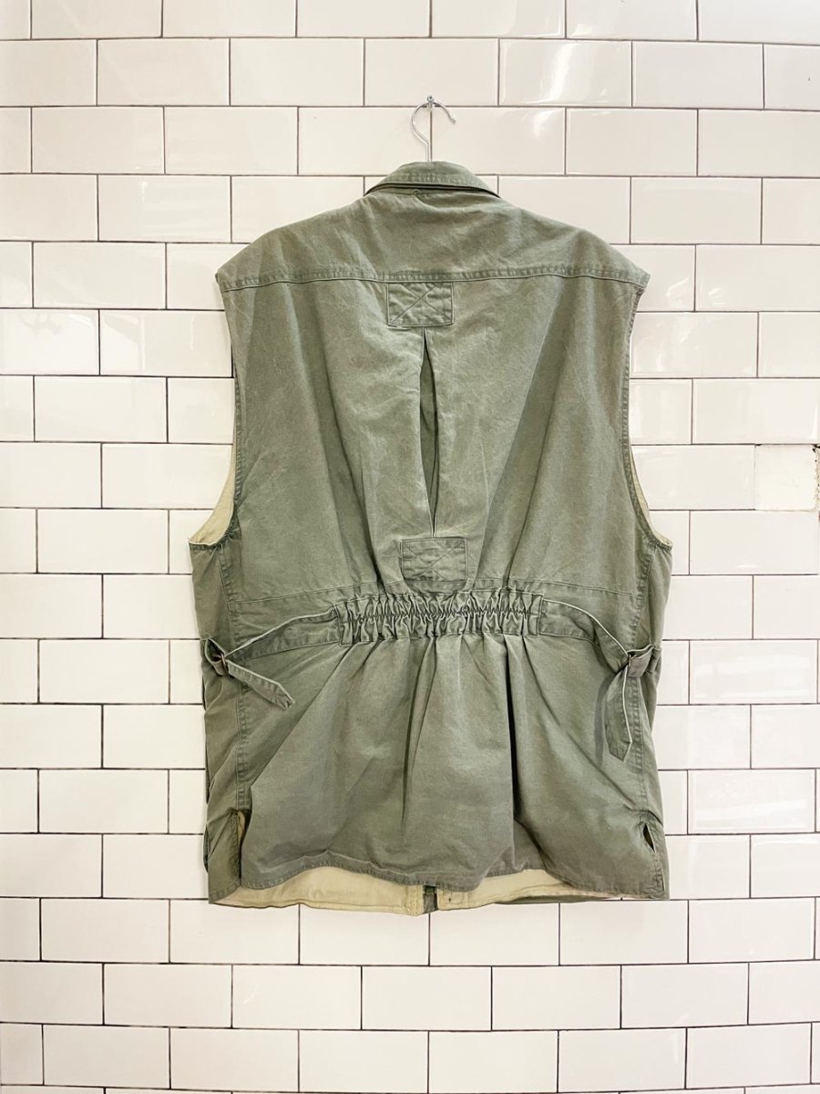 vintage woolrich utility hunting fishing vest - good market thrift store