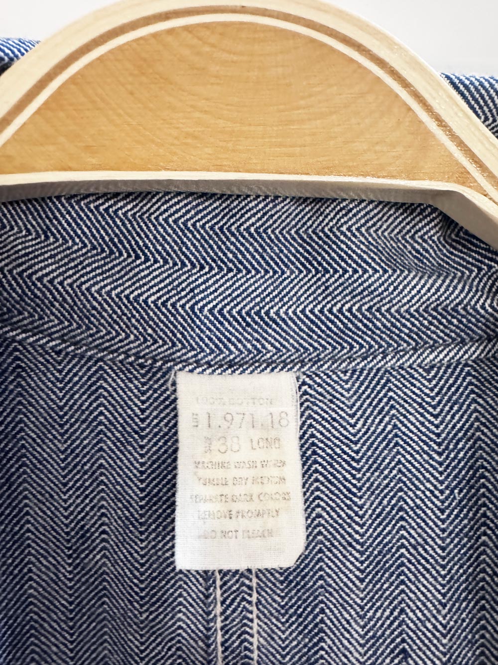 vintage 70s key imperial herringbone denim coveralls boilersuit | falcon zipper