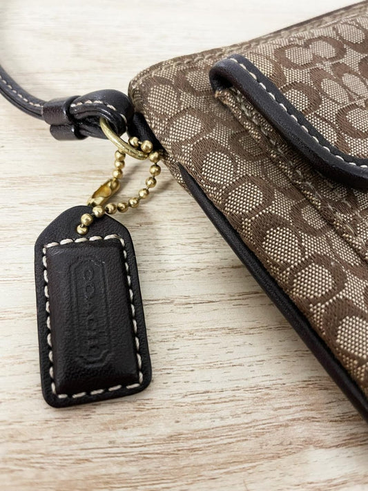 y2k coach monogram wristlet - good market thrift store