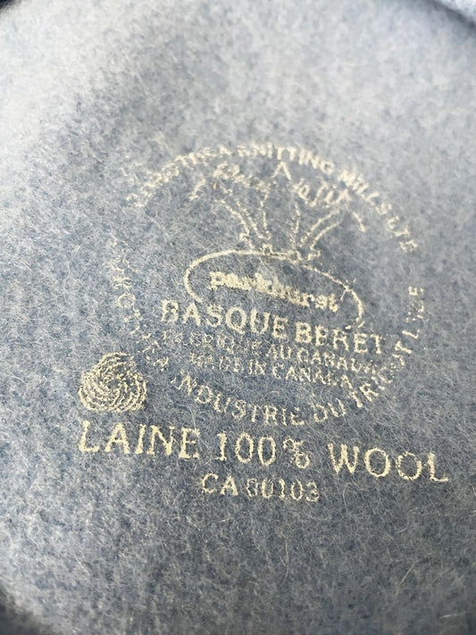 vintage parkhurst 100% wool beret - good market thrift store