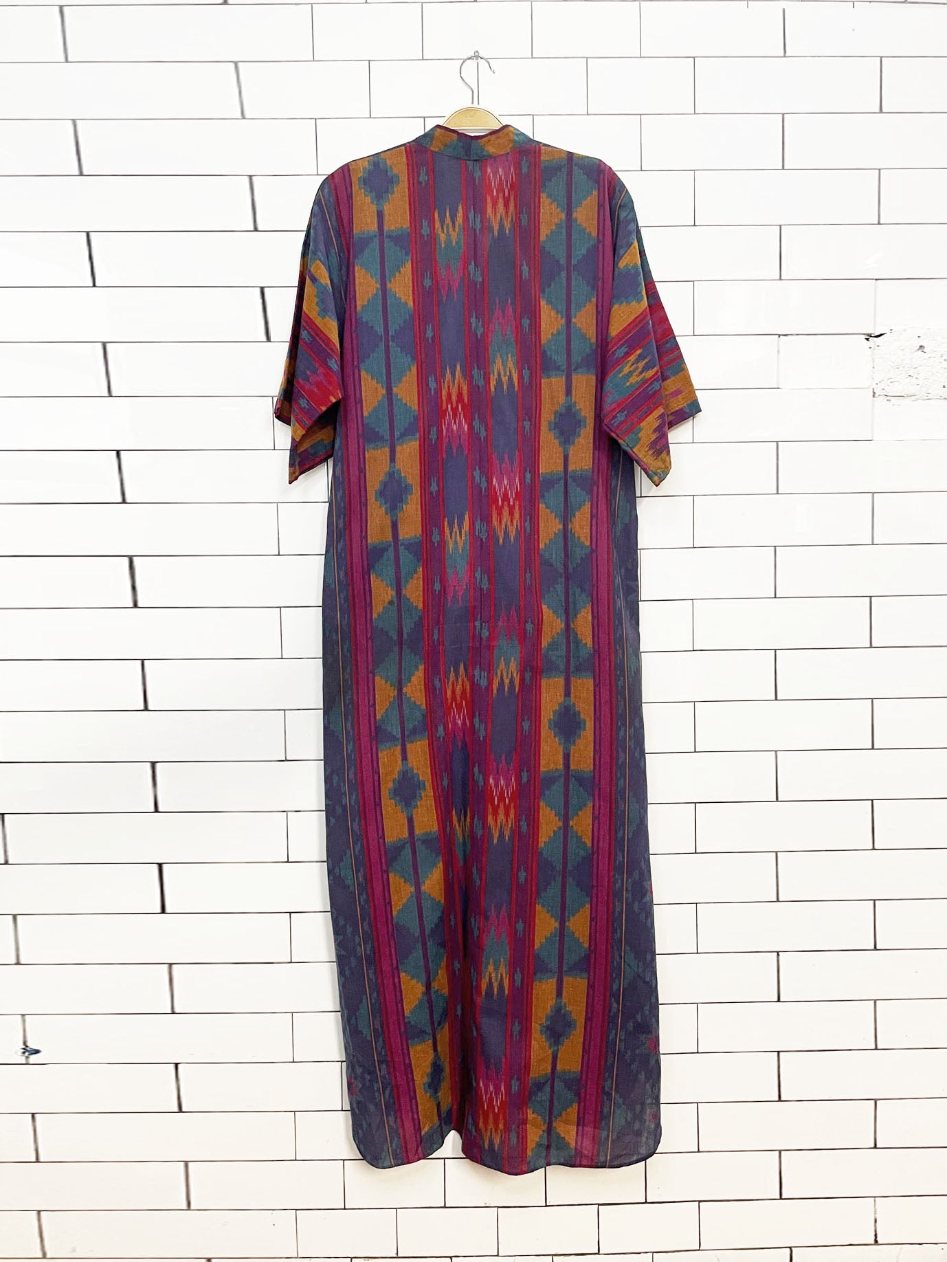 vintage 80s r michael alan southwestern desert kaftan resort maxi | made in usa