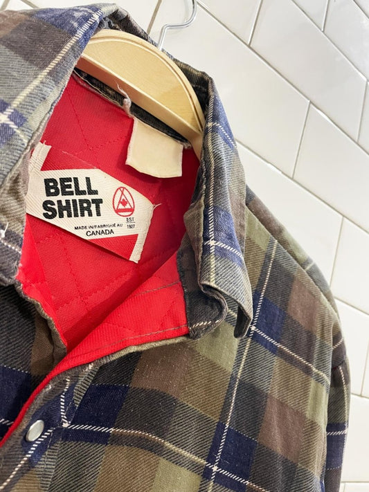 vintage bell flannel shirt jacket | made in Canada - good market thrift store