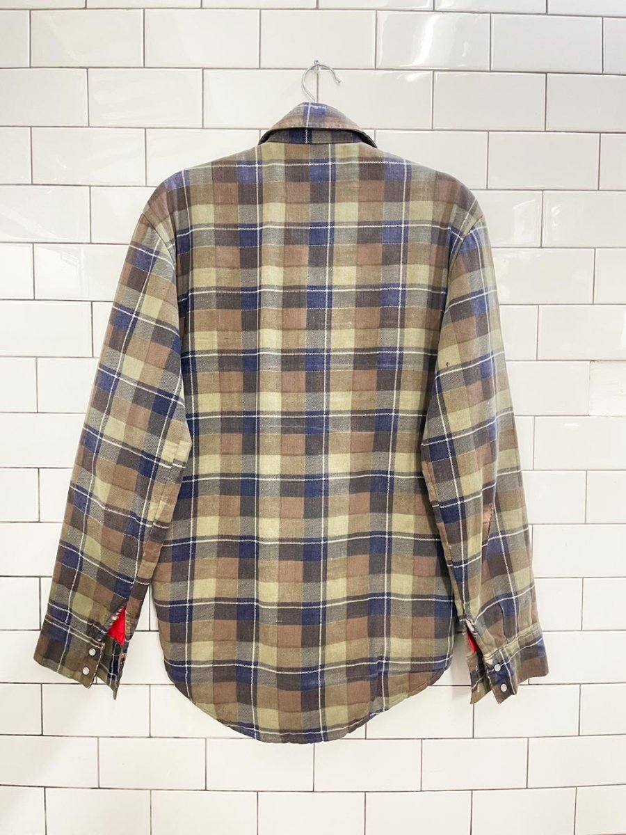 vintage bell flannel shirt jacket | made in Canada - good market thrift store