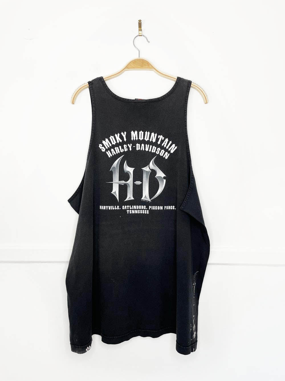 vintage 00s harley davidson rattlesnake tank | smoky mountain tennesse