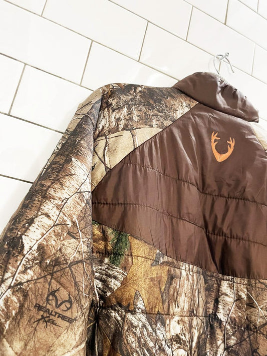 real tree huntshield light packable puffer jacket - good market thrift store