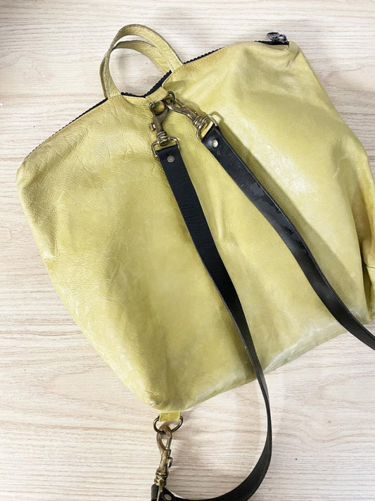 it's not me it's you london leather smiley backpack - good market thrift store