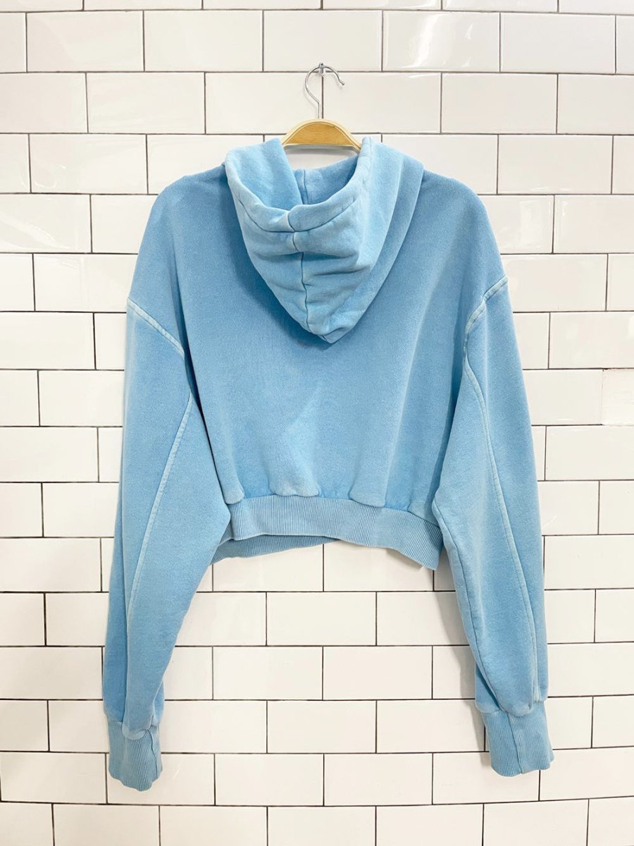 reebok natural dye crop hoodie - good market thrift store